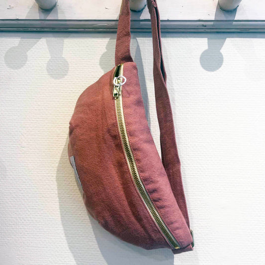 BANAN TASKE | sling bag i fransk kanvas