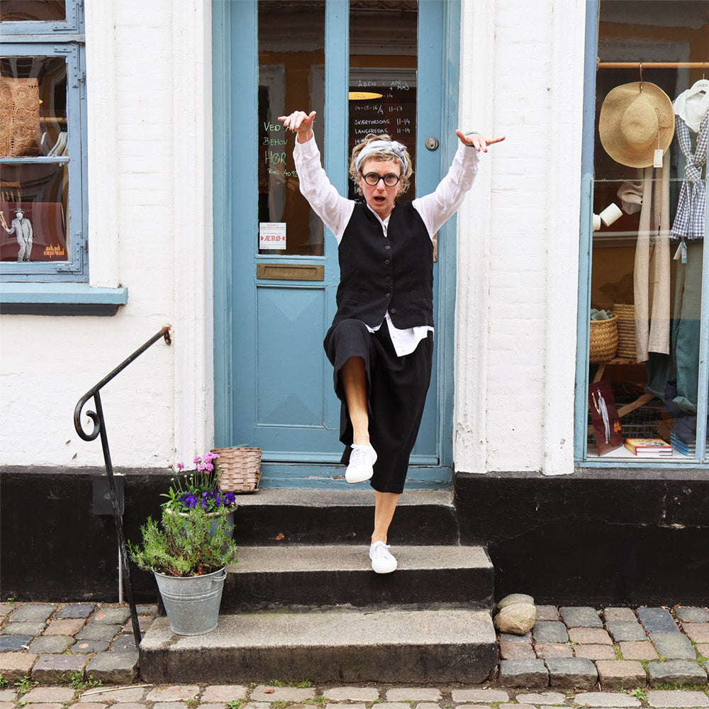 ETTA buksenederdel eller culotte | Kraftigt hør | Flere farver