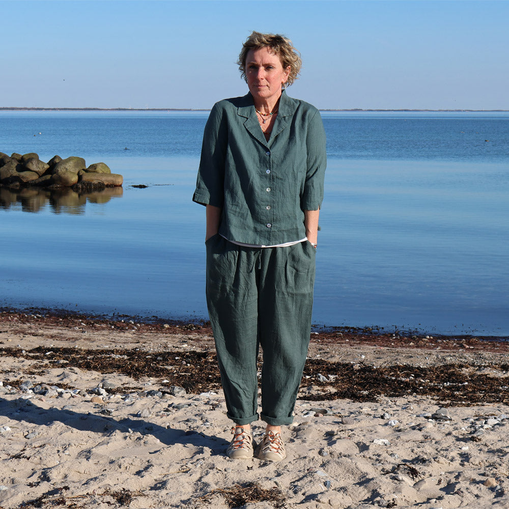 ERIKA | Skjorte jakke i Hør | Flere farver