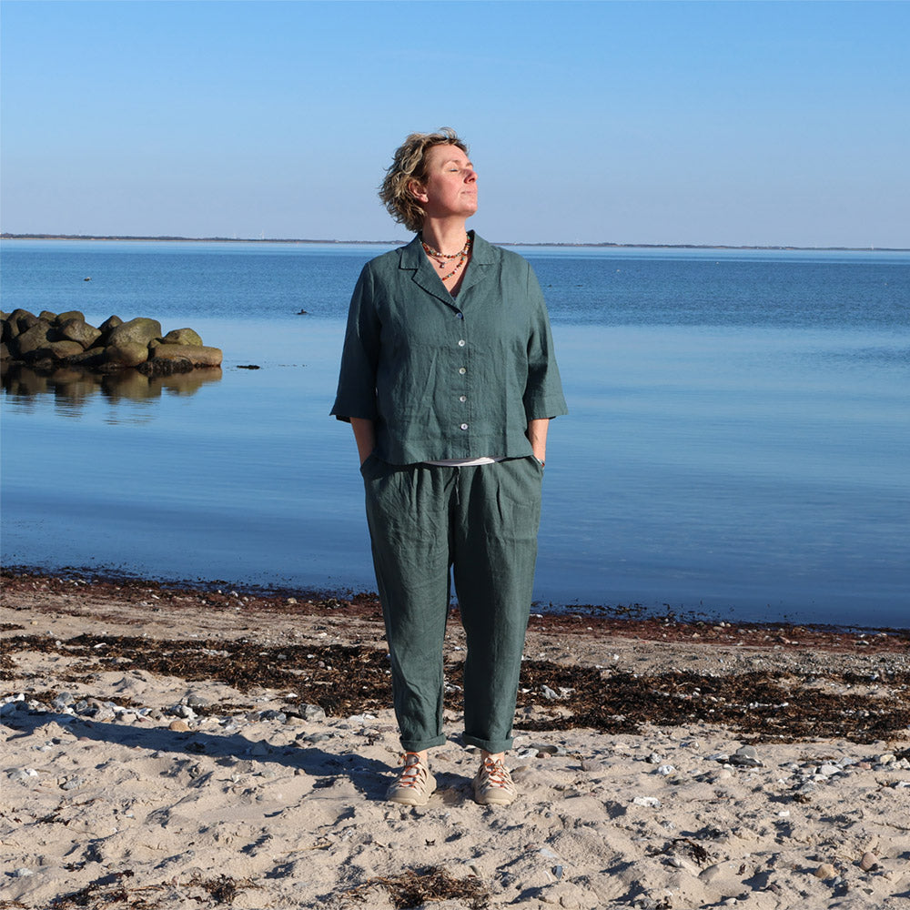 ERIKA | Skjorte jakke i Hør | Flere farver