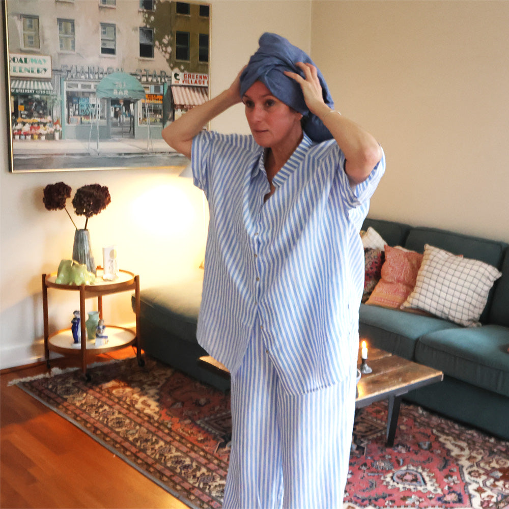 HANNE og ERNA hør natsæt (Homewear)