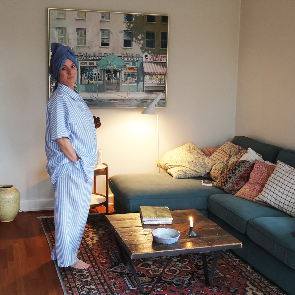 HANNE og ERNA hør natsæt (Homewear)
