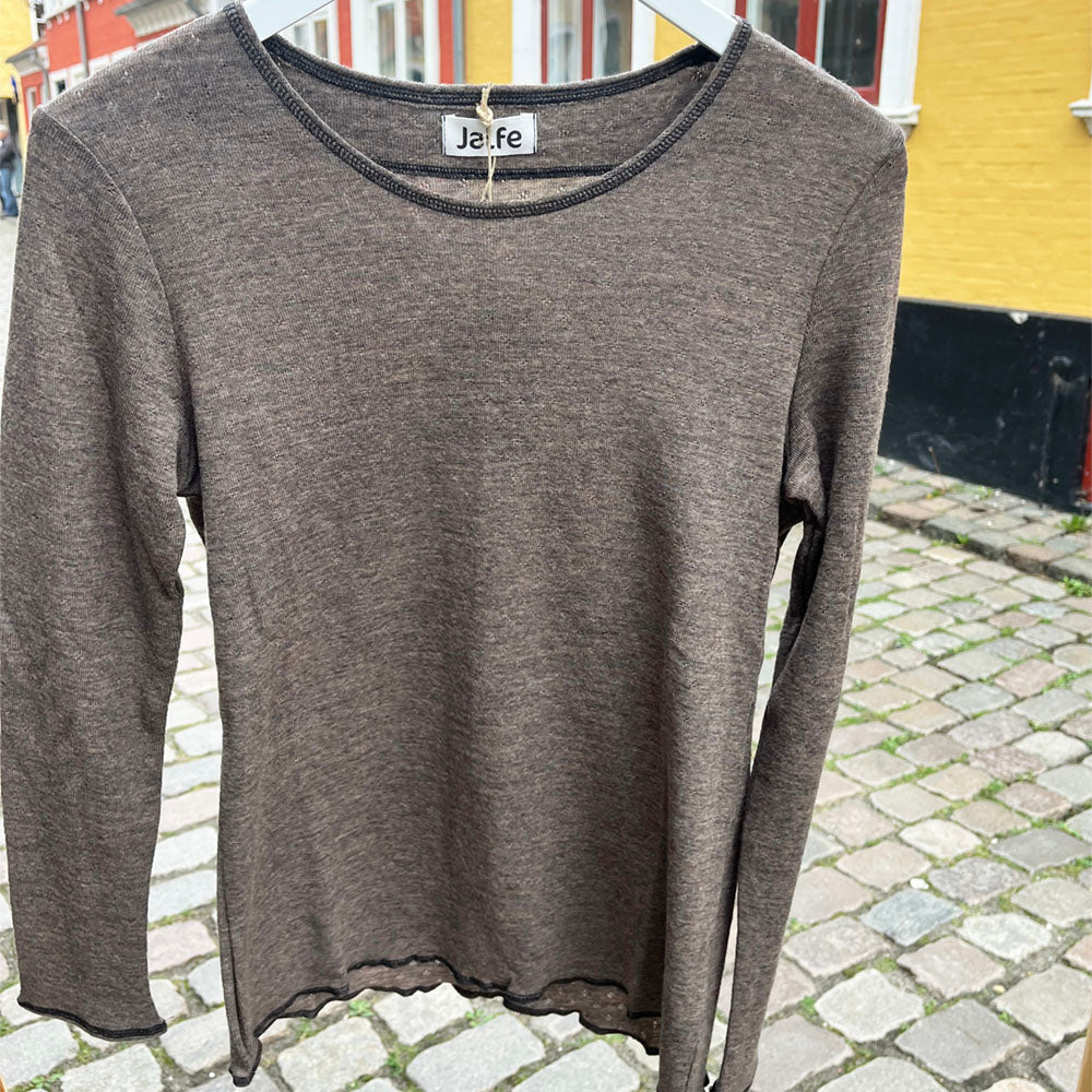 Langærmet T-shirt