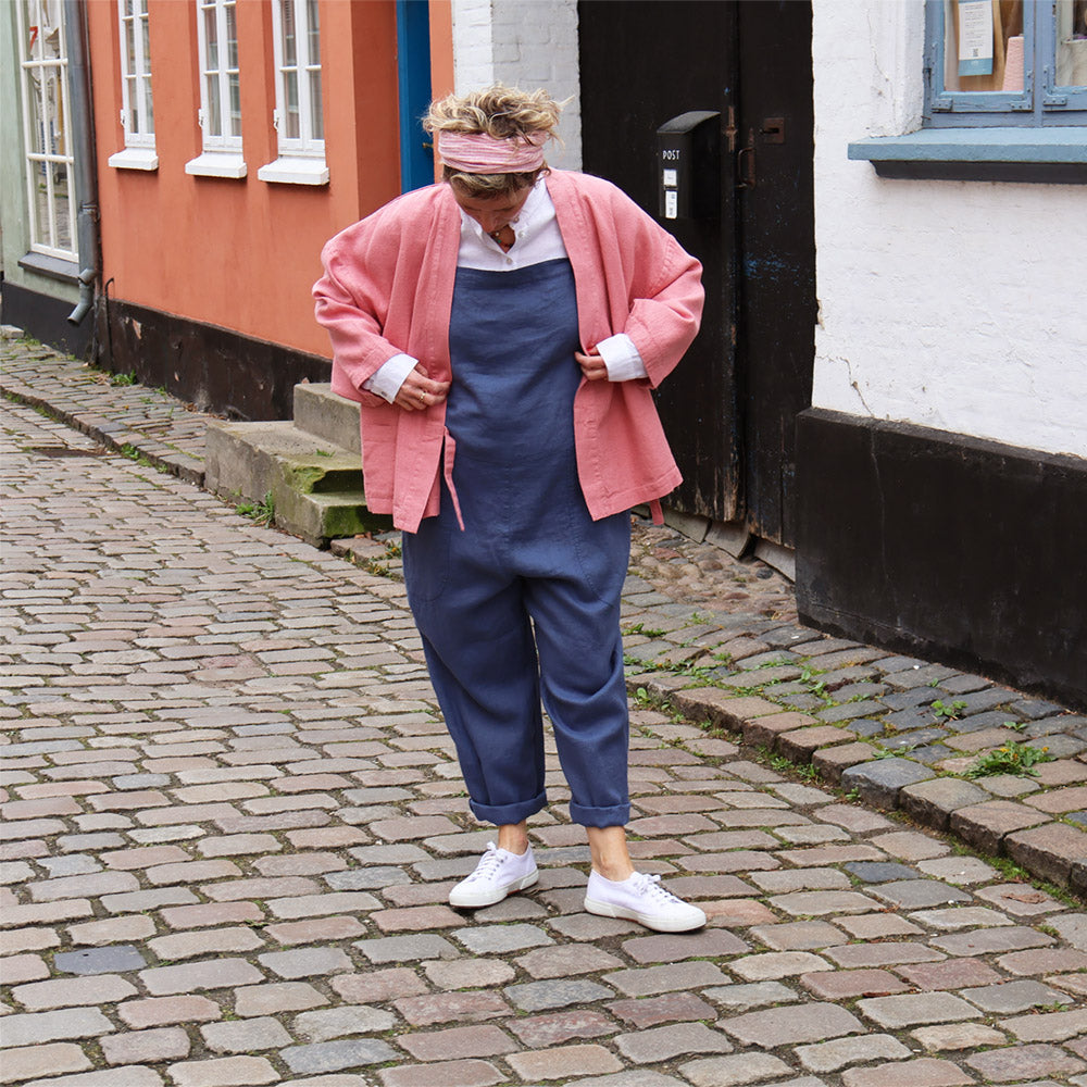 rosa hør jakke