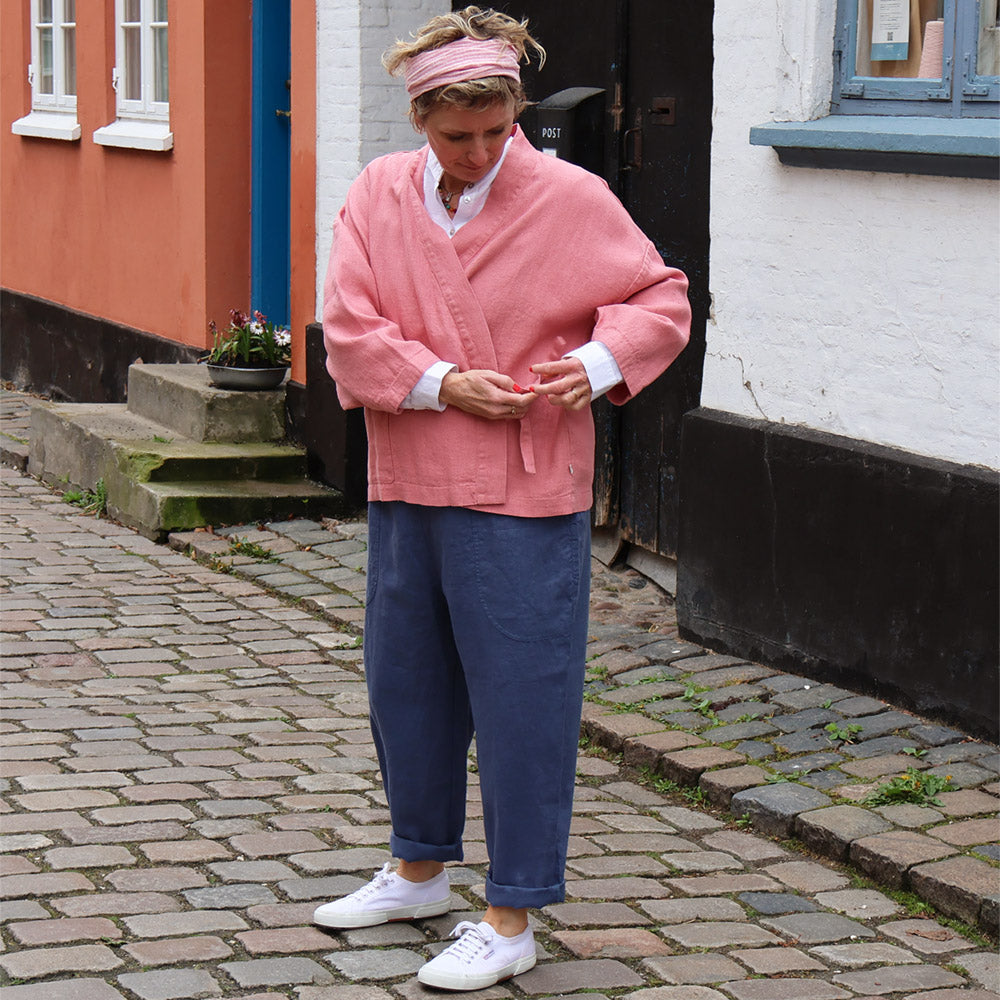 rosa slåom jakke