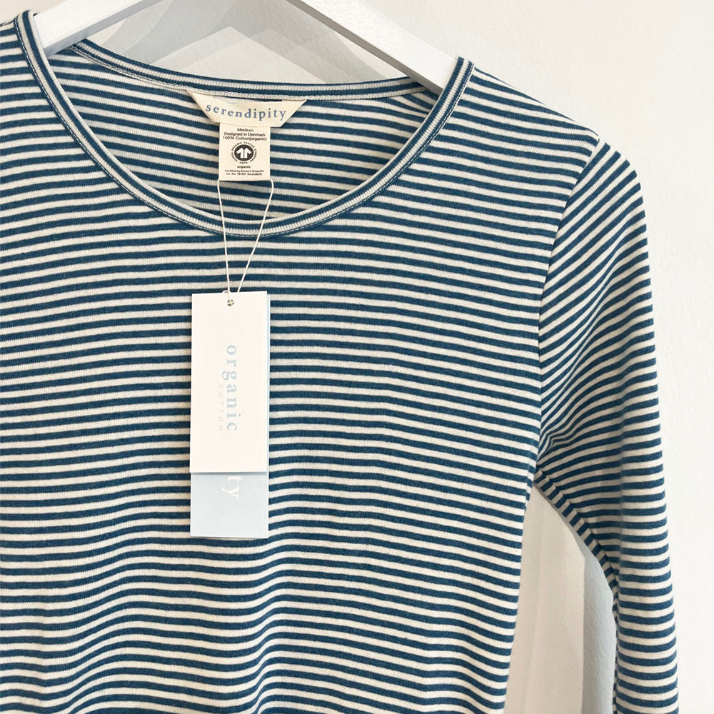 SLIM TEE STRIPE Langærmet