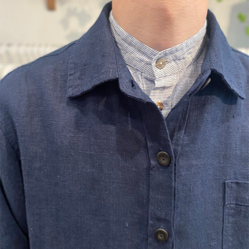 work jacket herre navy