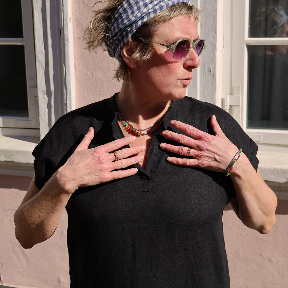 YRSA | Hør kjole | Flere farver