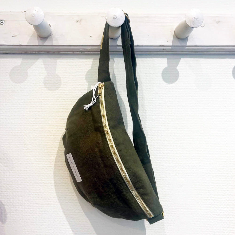BANAN TASKE | sling bag i fransk kanvas