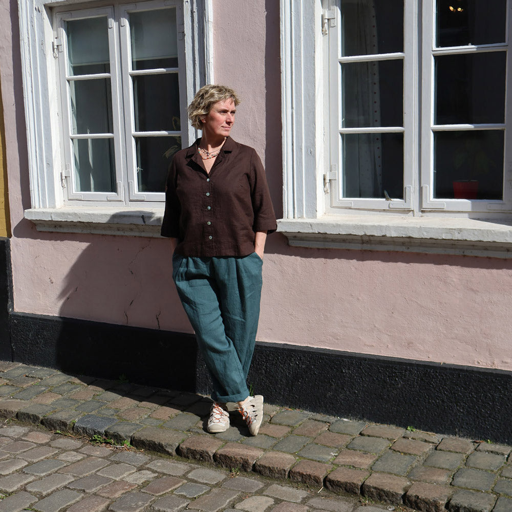 ERIKA | Hemdjacke aus Leinen | Weitere Farben