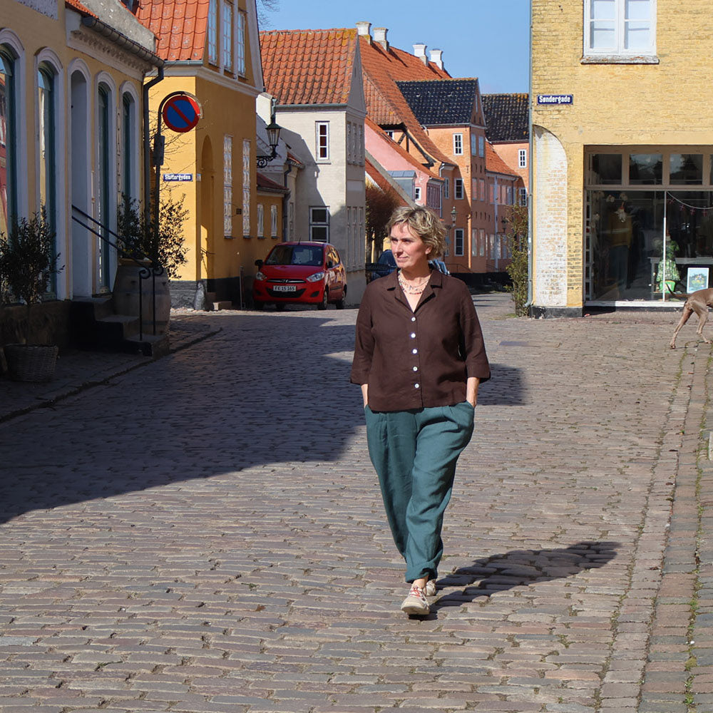 ERIKA | Hemdjacke aus Leinen | Weitere Farben