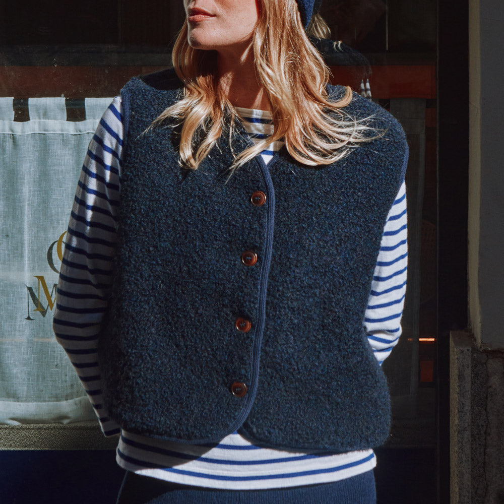 Hyrde vest | i uld  Ny i 3 farver