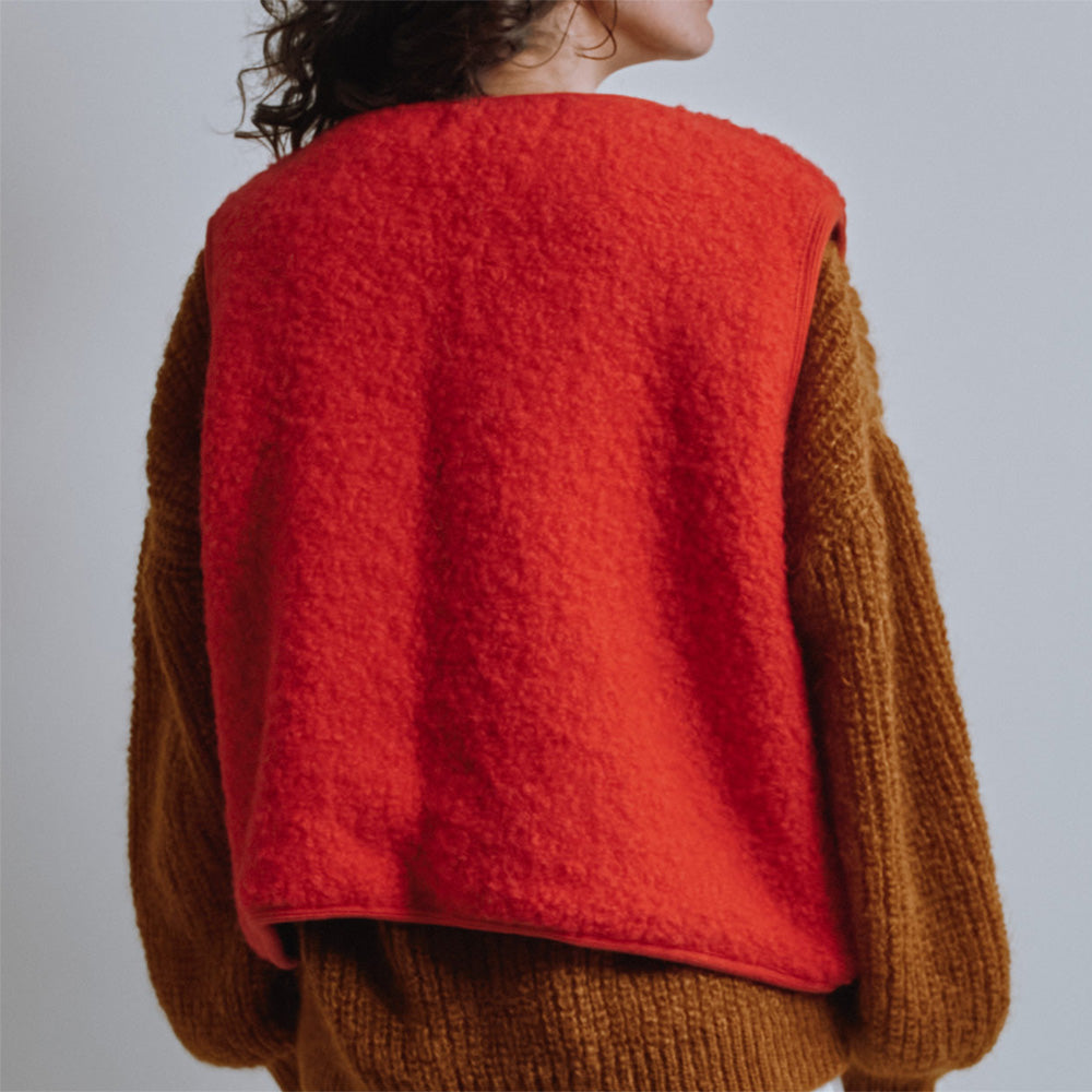 Hyrde vest | i uld  Nu i 5 farver
